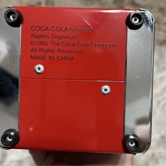 Coca-Cola  Metal Napkin Holder Dispenser. - Picture 4 of 6